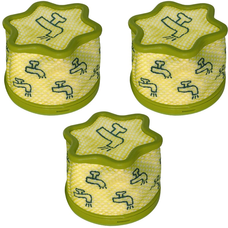 Fette Filter فلتر فيتي - فلتر مسبق بديل متميز A9 متوافق مع مكنسة LG A9 Cord Zero رقم الجزء # ADQ74774001 عبوة 3 - Image 1